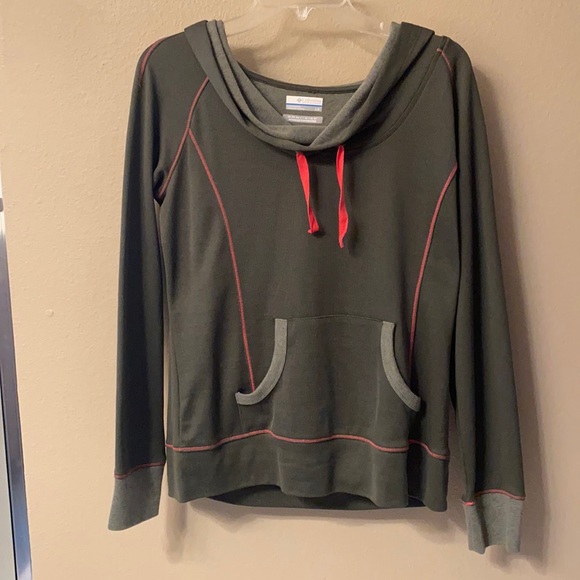 Columbia Cowl Neck Hoodie - Picture 1 of 5